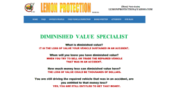 Desktop Screenshot of lemonprotection.com